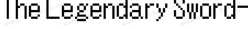 The Legendary Sword字体转换